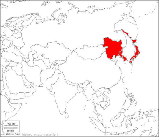Empire colonial du Japon  la fin de lre Meiji (fabrication personnelle)