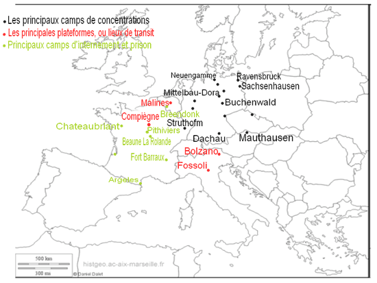 Le systme concentrationnaire avant 1942 (fabrication  personnelle)
