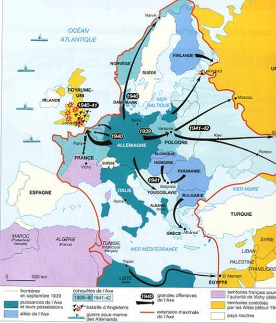 Les victoires de l'Axe en Europe jusqu'en 1942, http://beaugency.over-blog.com/article-24641267.html
