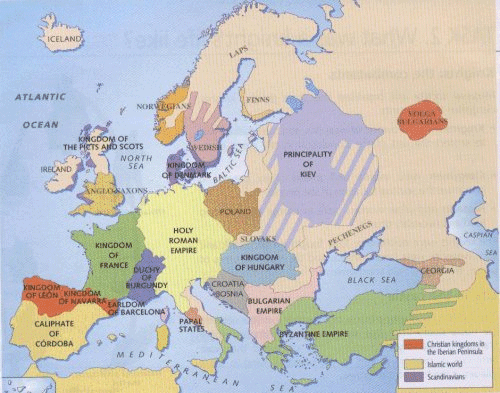 L'Europe en l'an Mil,  http://www.historiasiglo20.org/MEC-BC/2-6-1.htm