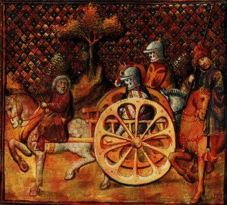 Reprsentation mdivale de Lancelot, http://darboriasworld.wordpress.com/2010/12/13/lancelot-ou-le-chevalier-de-la-charrette/