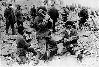 Dtenus dans un camp de travail du canal Baltique-mer Blanche en 1932-1933